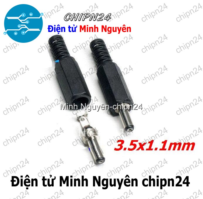[3 cái] (F89.5) Jack DC hàn dây 3.5x1.1mm - HH001436