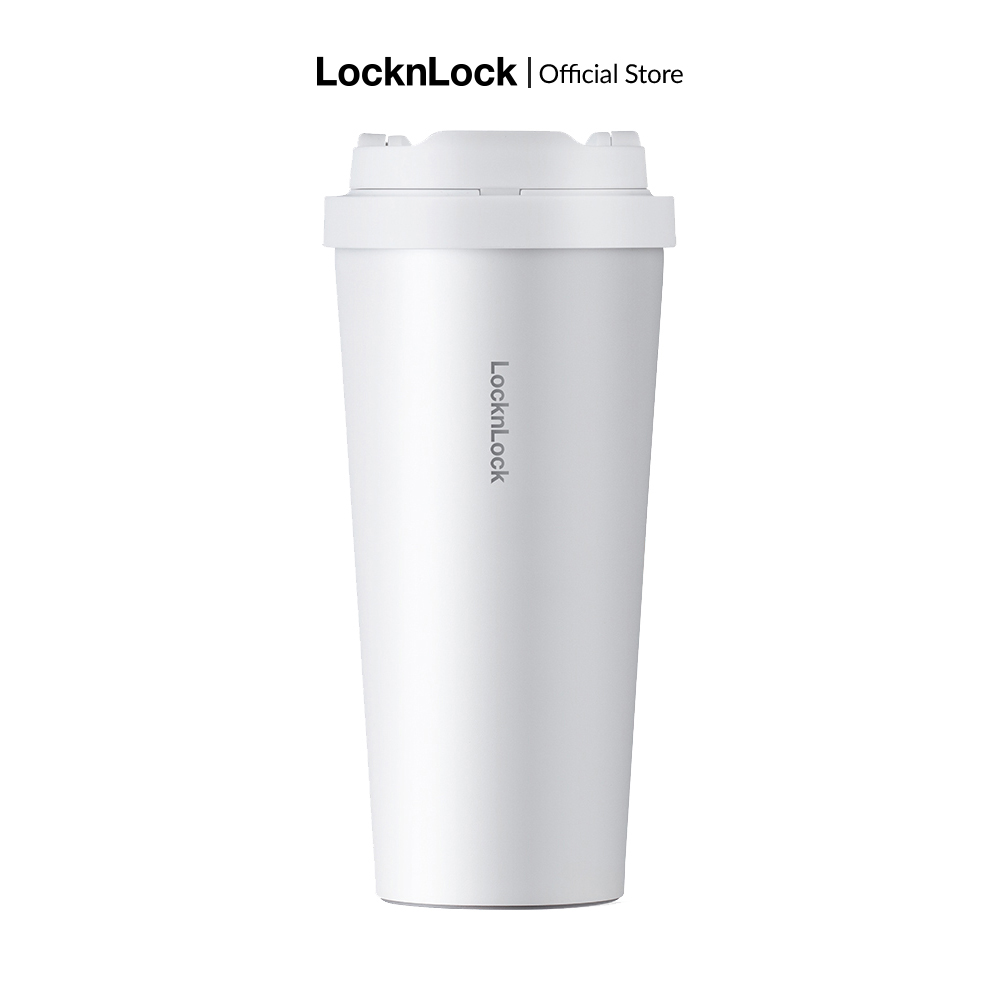 Bình giữ nhiệt Lock&Lock Energetic One Touch - 550ML - LHC3249 - Thép không gỉ - 4 màu - nắp bật dễ dàng - Giữ lạnh hơn 24h