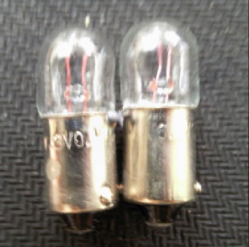Bóng Đèn Sợi Đốt BA9S 6.3V 0.15A Đuôi Gài 9mm
