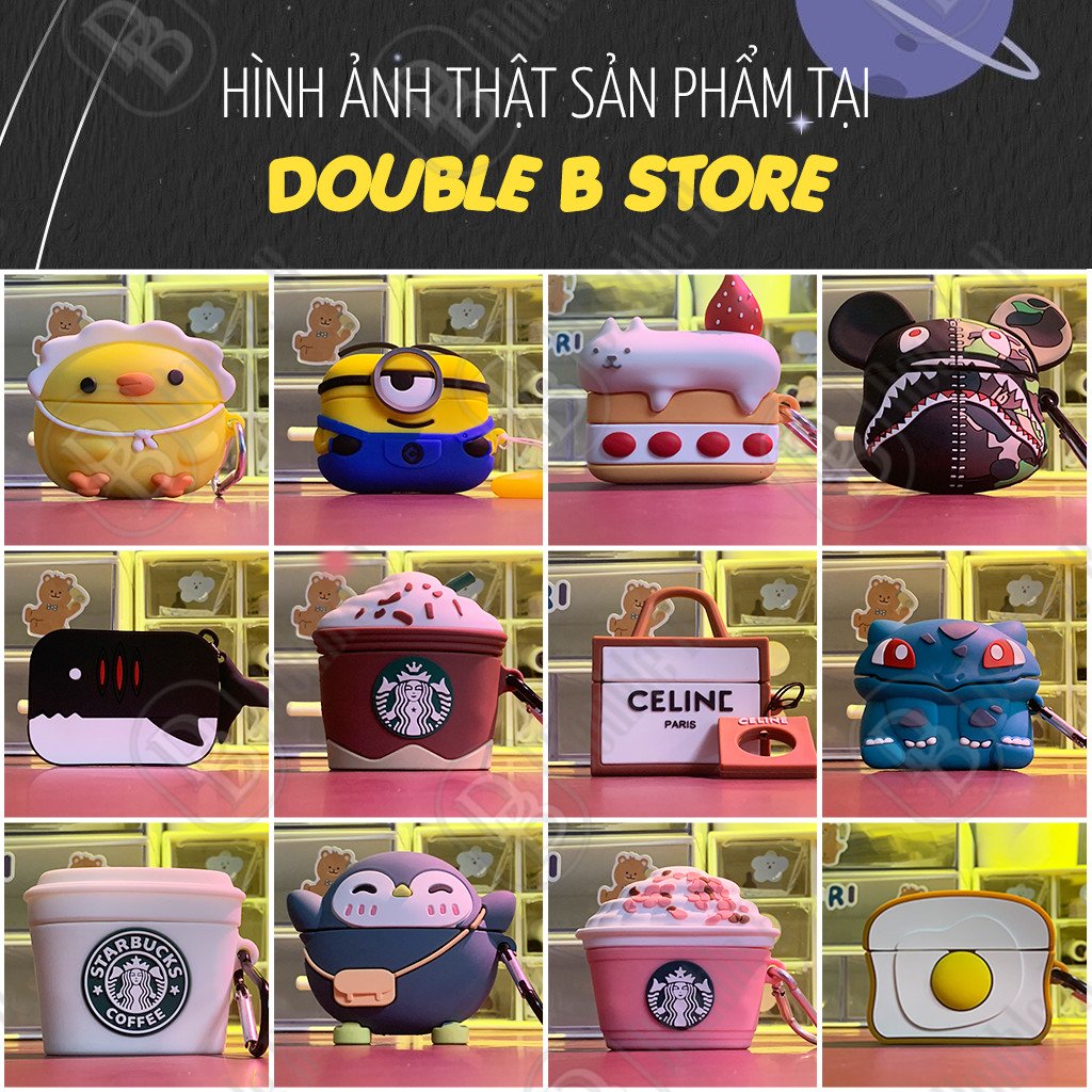 Case airpods pro Doremon dễ thương 1008CADO