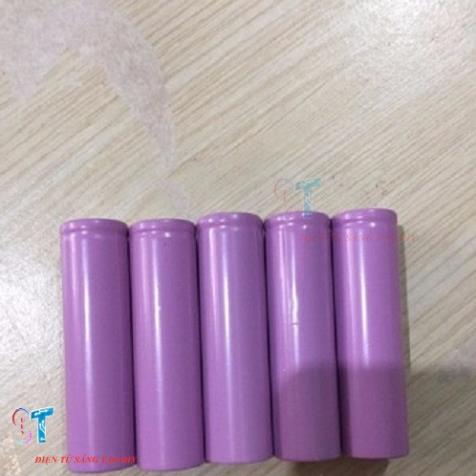 1 viên pin sạc lithium cell laptop 18650 3,7v 2600mah 3 cấp độ, pin quạt cầm tay loại xịn