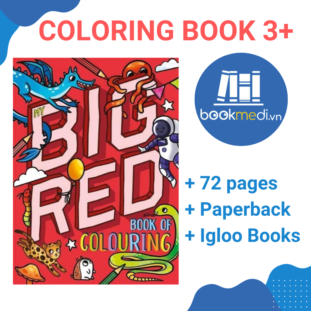 My big red book of Colouring -bookmedi