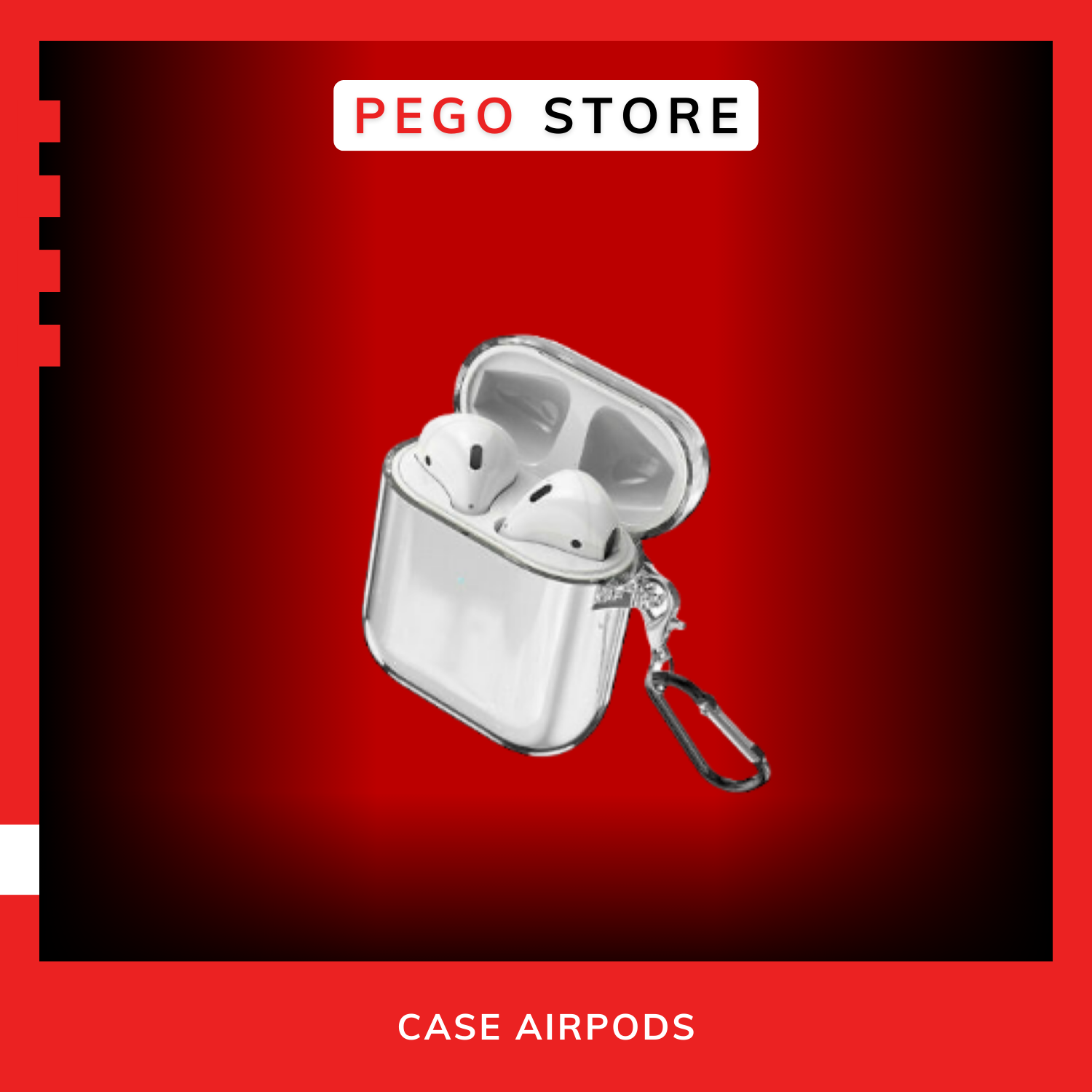 [ Case Airpods 1/2 ] Vỏ Bảo Vệ Airpods 1/2 - Case Trong | Pego Store