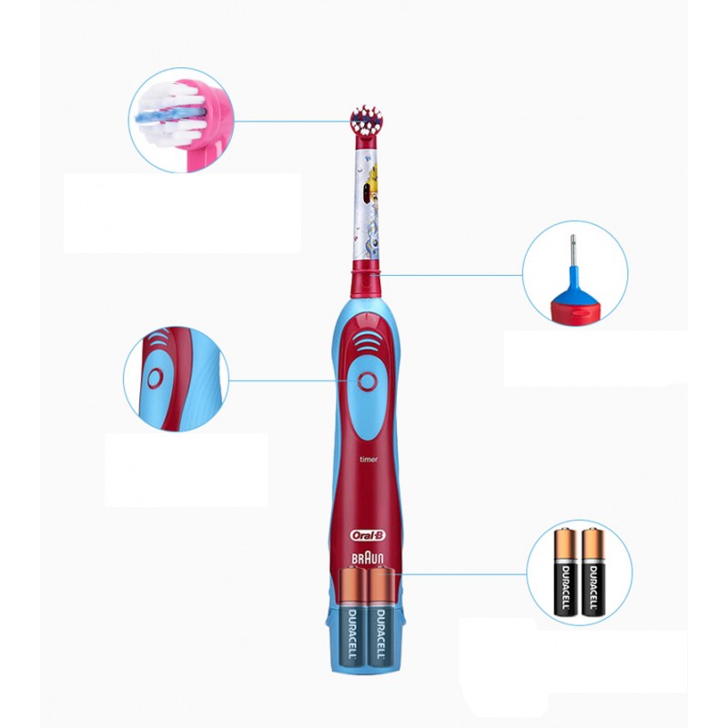 Bàn chải trẻ em bằng pin Oral B (Stages Power Disney) 3+