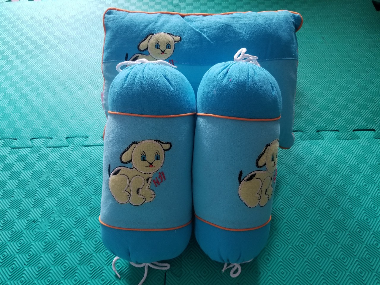 [HCM]Bộ gối chặn bông cao cấp cho bé