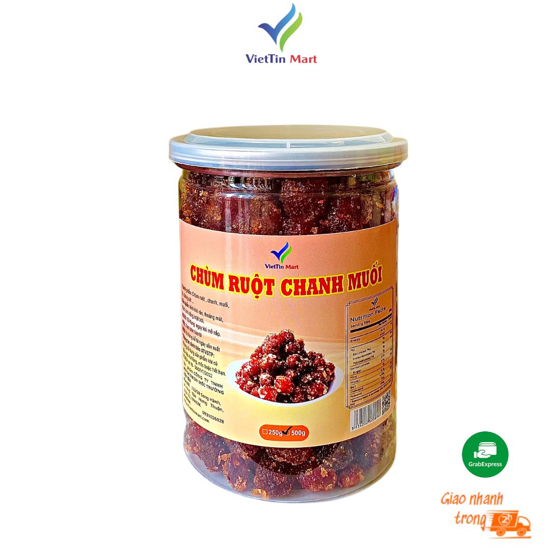 500g Chùm Ruột Sấy Chanh Muối - VIETTIN MART