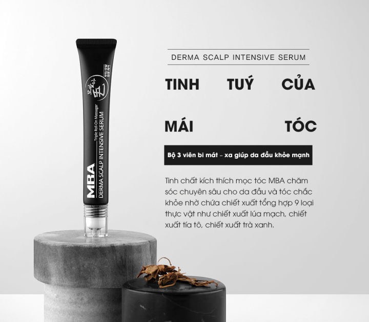 Tinh chất mọc tóc - tuýt lăn mọc tóc bỏ túi