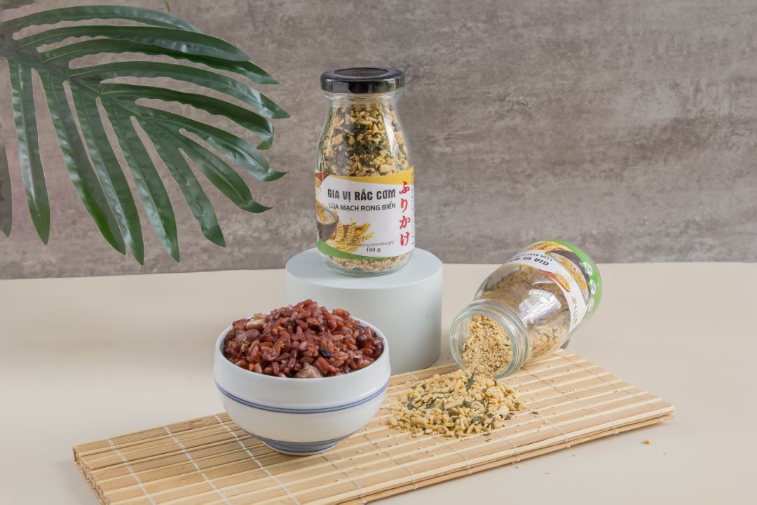 Gia vị rắc cơm lúa mạch rong biển Tâm Minh 100g