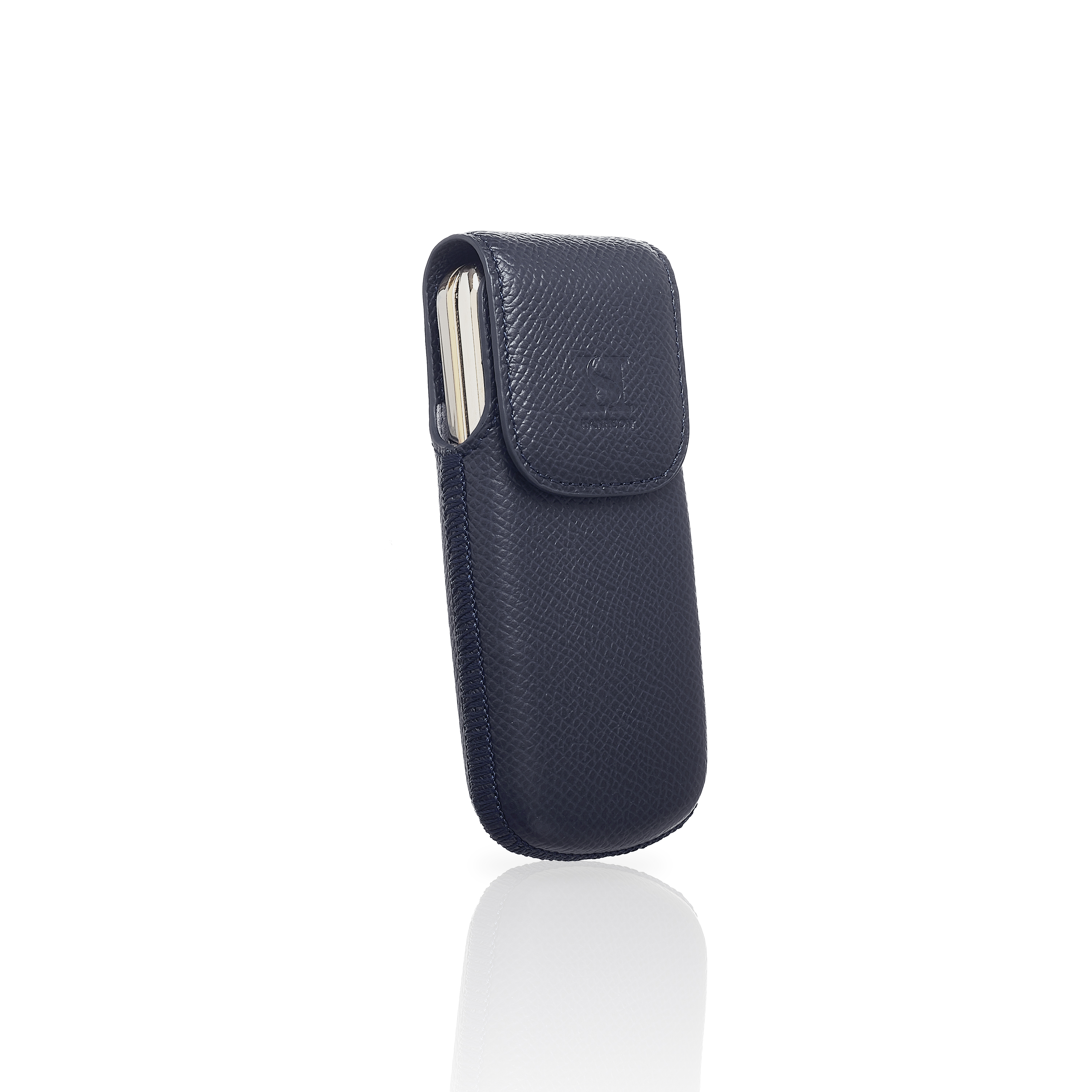 [HCM]Bao da bò HANHSON Navy Epsom Nokia 8800