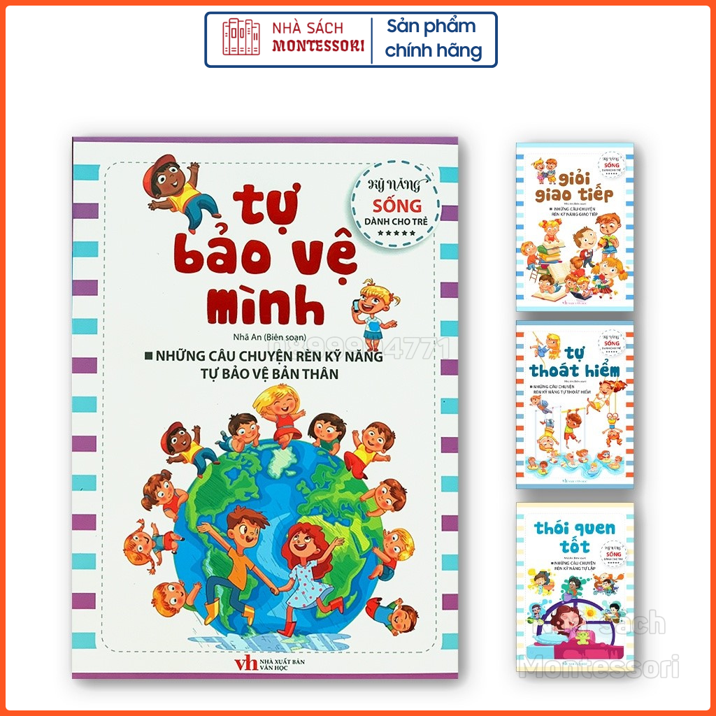 Combo 4 Quyển - Kỹ Năng Sống Dành Cho Trẻ