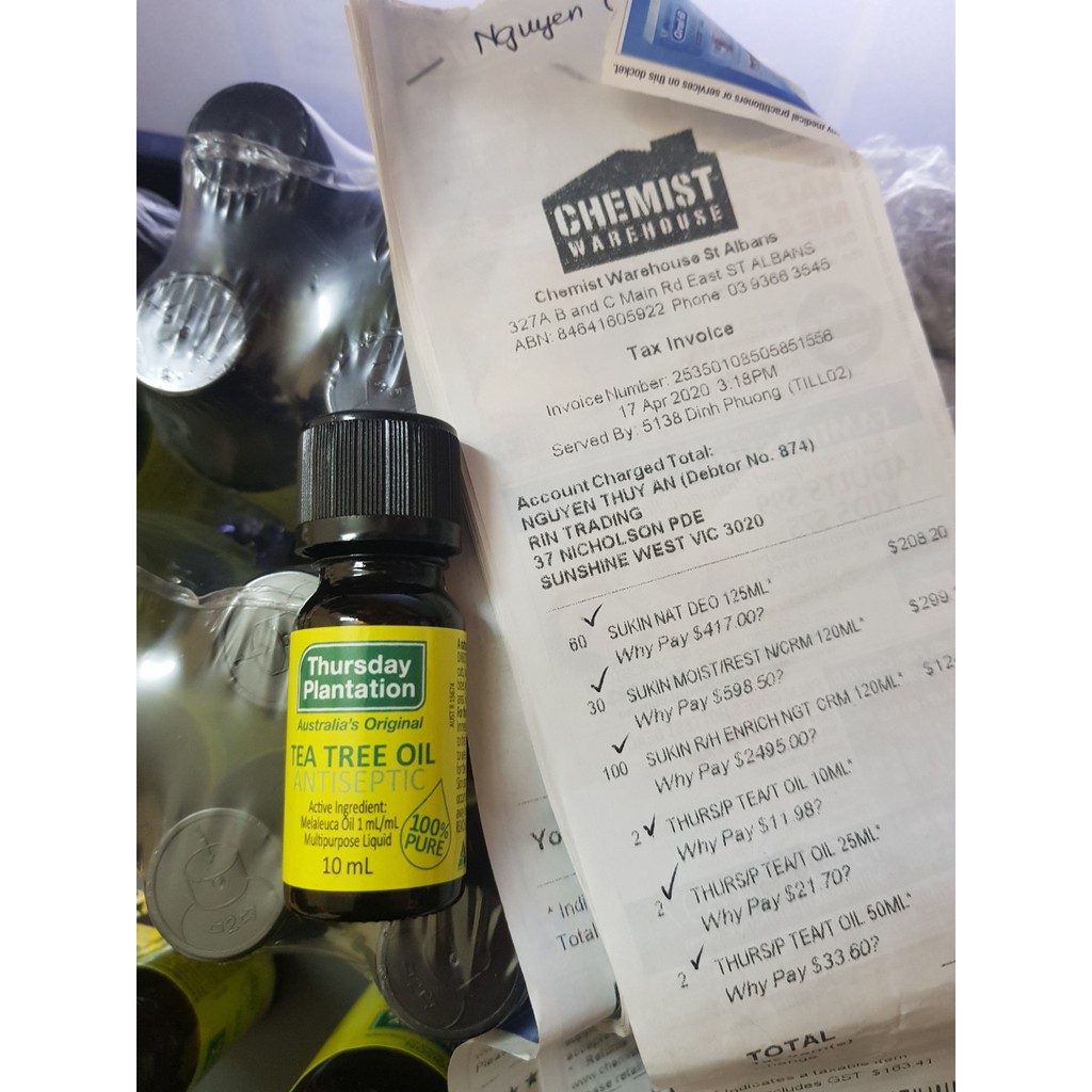 Tinh dầu tràm trà Thursday Plantation Tea tree oil