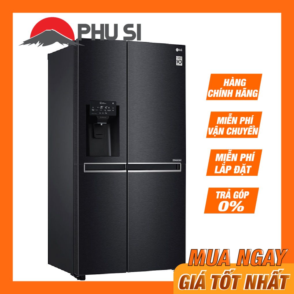 [Trả góp 0%]Tủ lạnh LG Inverter 601 lít GR-D247MC