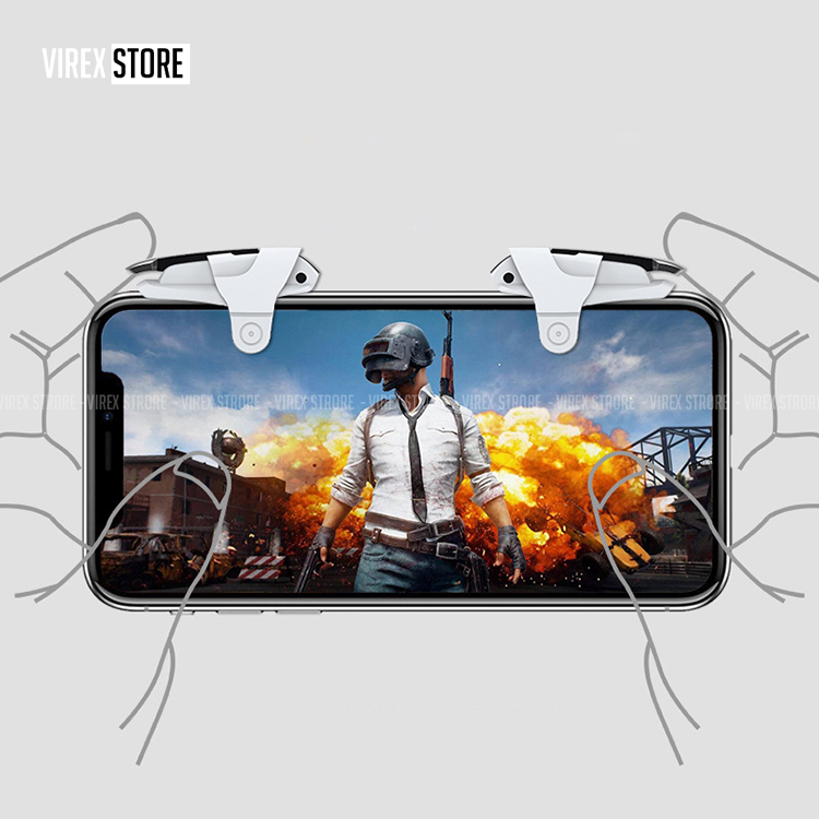 Nút bắn Pubg Freefire White Shark