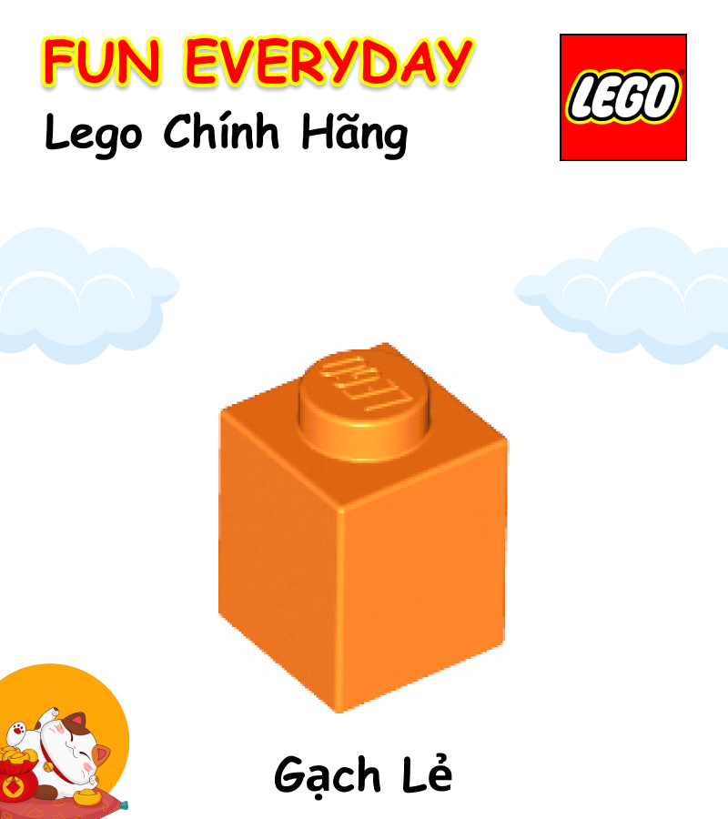 Gạch lẻ LEGO 3005 Brick 1 x 1 [Chính hãng]