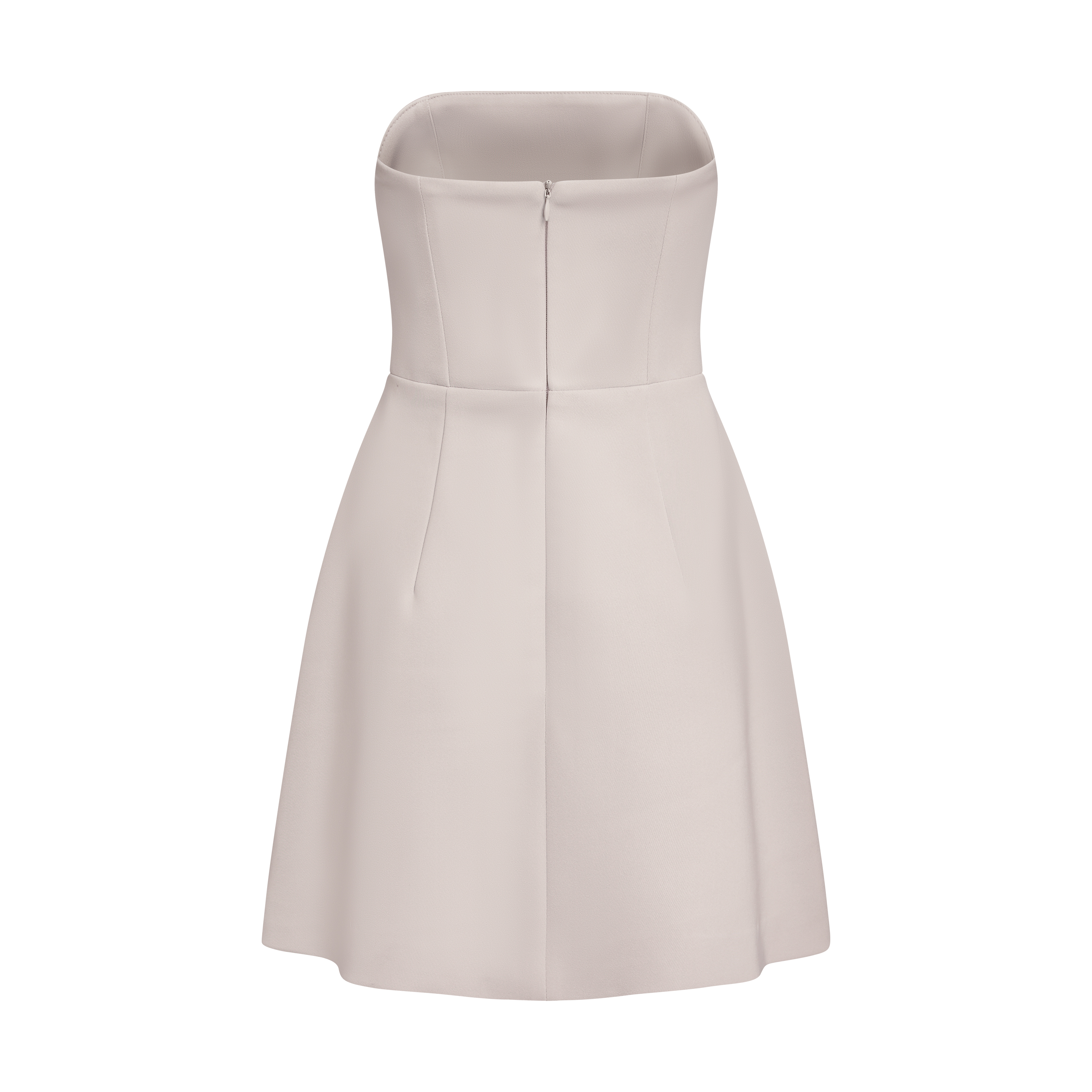 DOTTIE -  Đầm cúp ngực dáng A - Beige - D0560