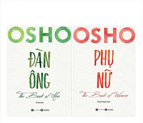 Combo 2 cuốn osho đàn ông + osho phụ nữ