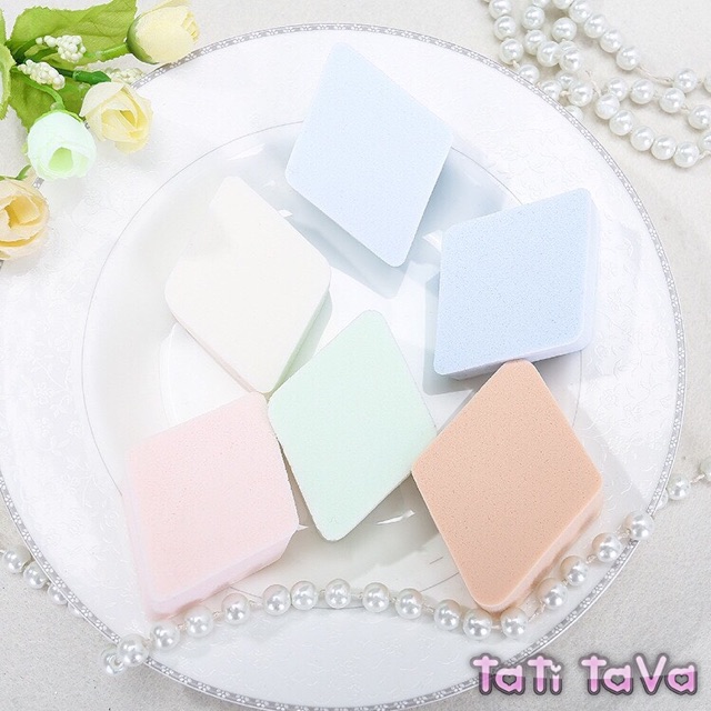 Combo 2 bông mút tán phấn loại đẹp tatitava