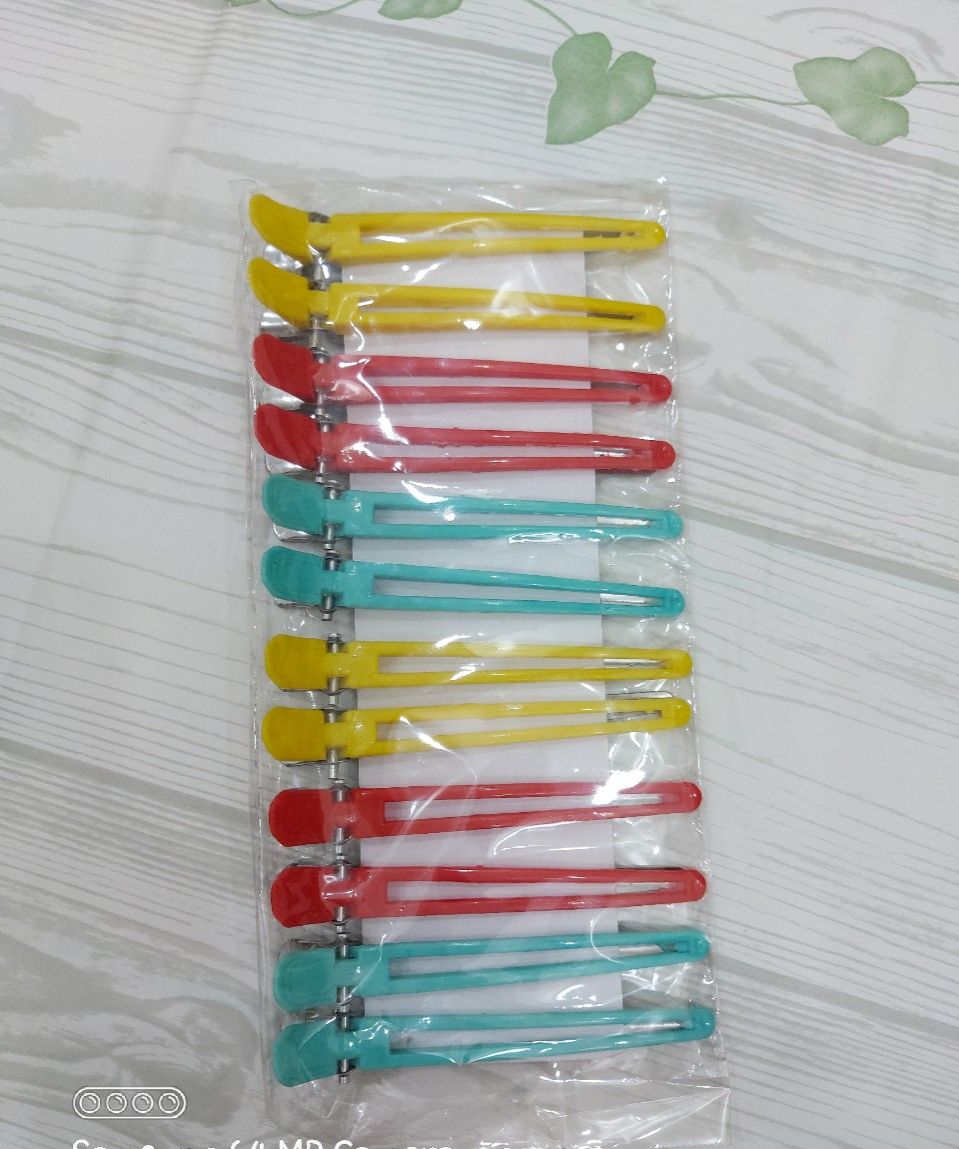 [HCM] SET 12 CÁI Kẹp tóc mỏ vịt dùng trong salon