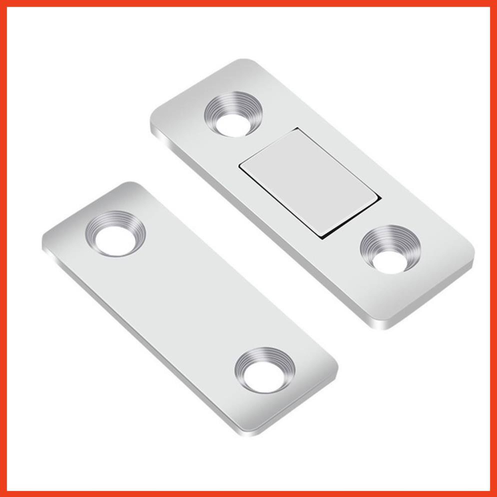 Bộ nam châm đóng chốt cửa tự động gắn dán cửa tủ lạnh, tủ quần áo, chạn bếp
