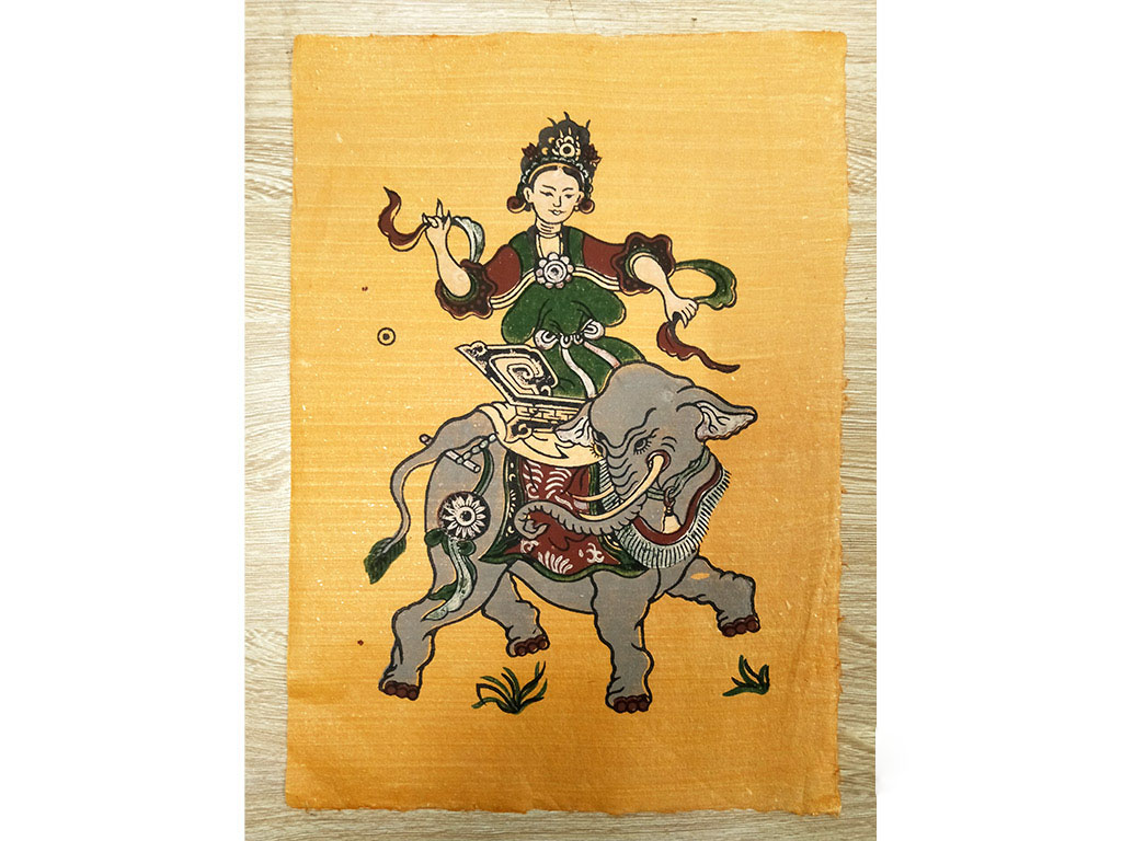 Dong Ho Ba Trieu folk painting