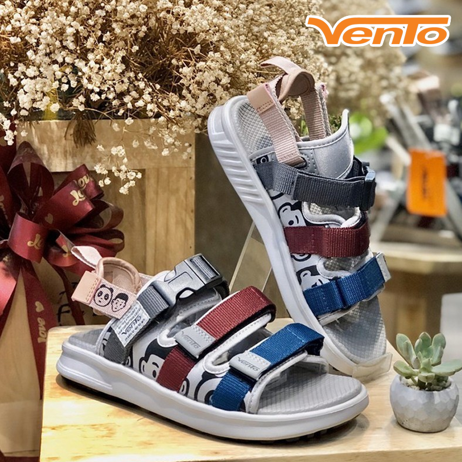 Giày Sandal Vento SD-NB80 Màu Tro Ghi Cá Tính