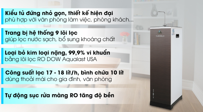 Máy lọc nước RO Daikiosan DXW-33009G 9 lõi
