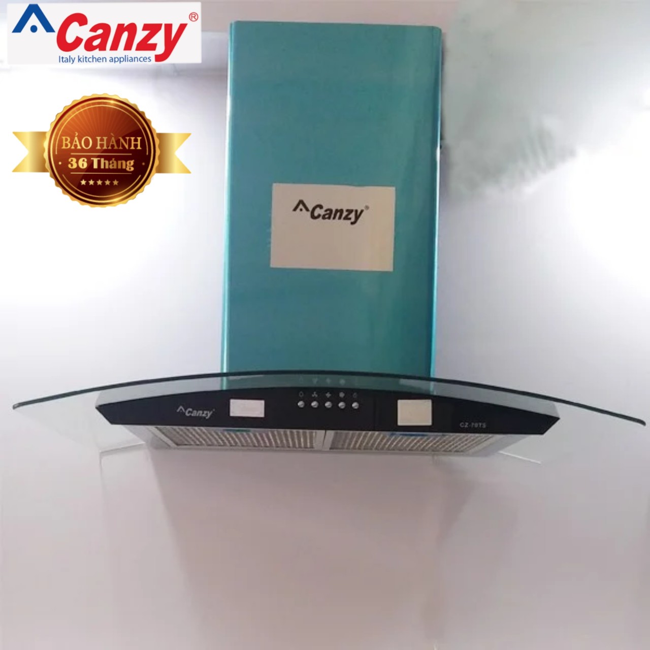 Máy Khử Mùi Kính Cong Cao Cấp CANZY CZ70TS