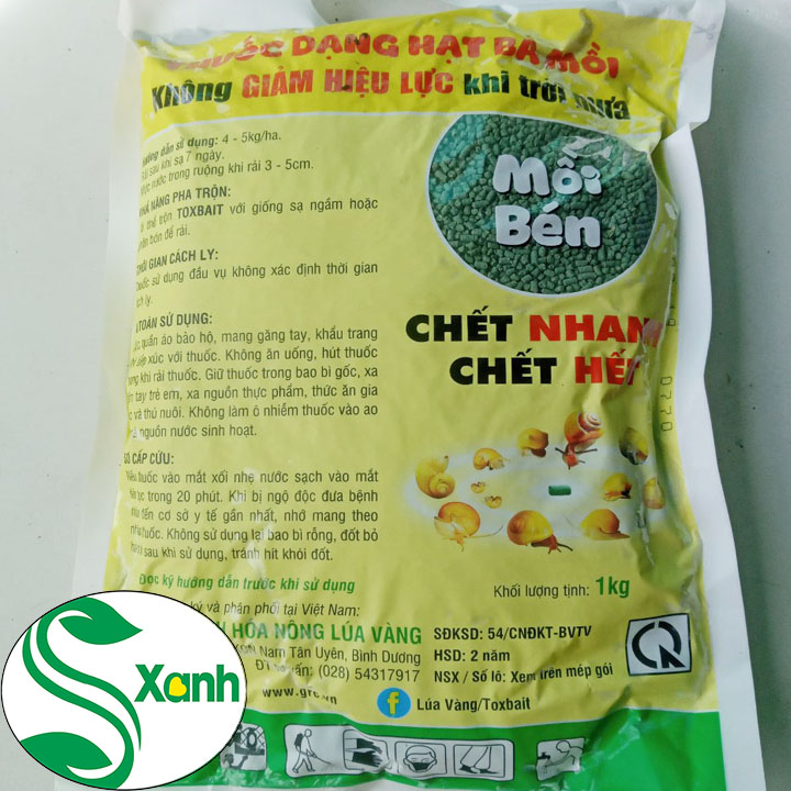 Thuốc Trừ Ốc Tobaxit Mới 120AB - Túi 1kg