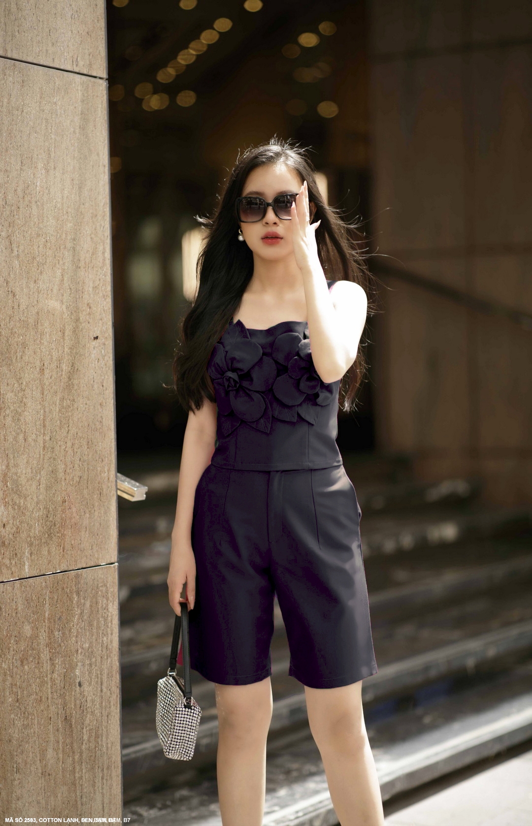 MyDu Shop |  MS 2583 Set Bộ Lững Hoa NGực Độc Đáo – Phong Cách Sang Trọng