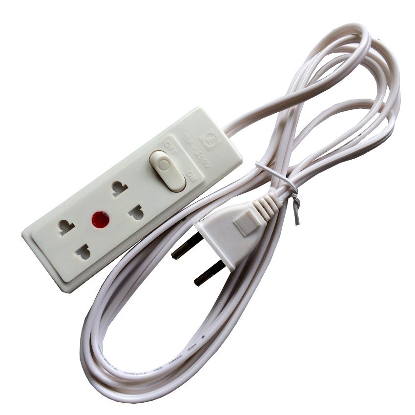 Ổ cắm điện mini Du Lịch 2.5 mét 2000W 15A