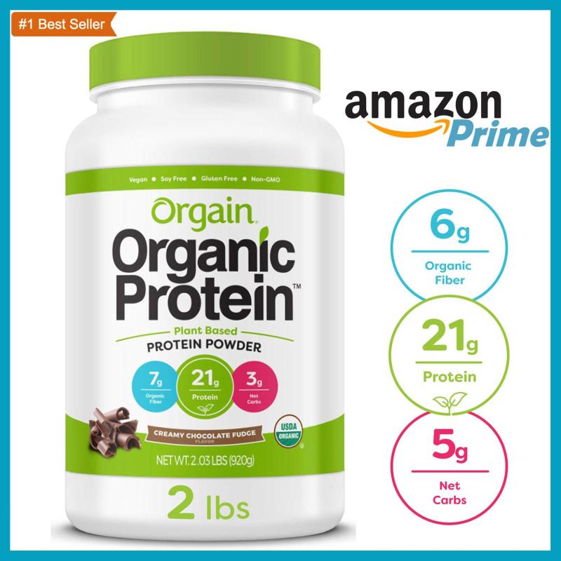 [Gym / Keto/ Vegan / Low Carb] Bột Đạm Dinh Dưỡng Protein Powder Organic - Orgain Protein Mỹ | Dành cho người ăn kiêng, chay, giảm cân cao cấp