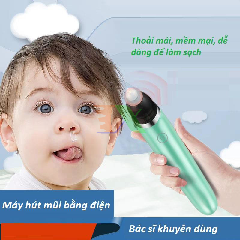 Dụng cụ vệ sinh mũi cho bé Litte Bees, dụng cụ hút nước mũi cho bé an toàn tiện dụng