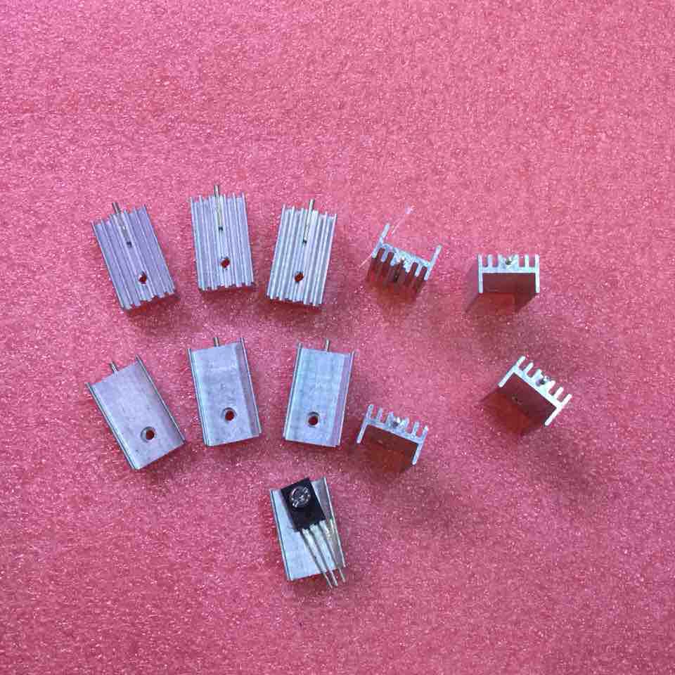 10 chiếc nhôm tản nhiệt 1.5x2.5 cm