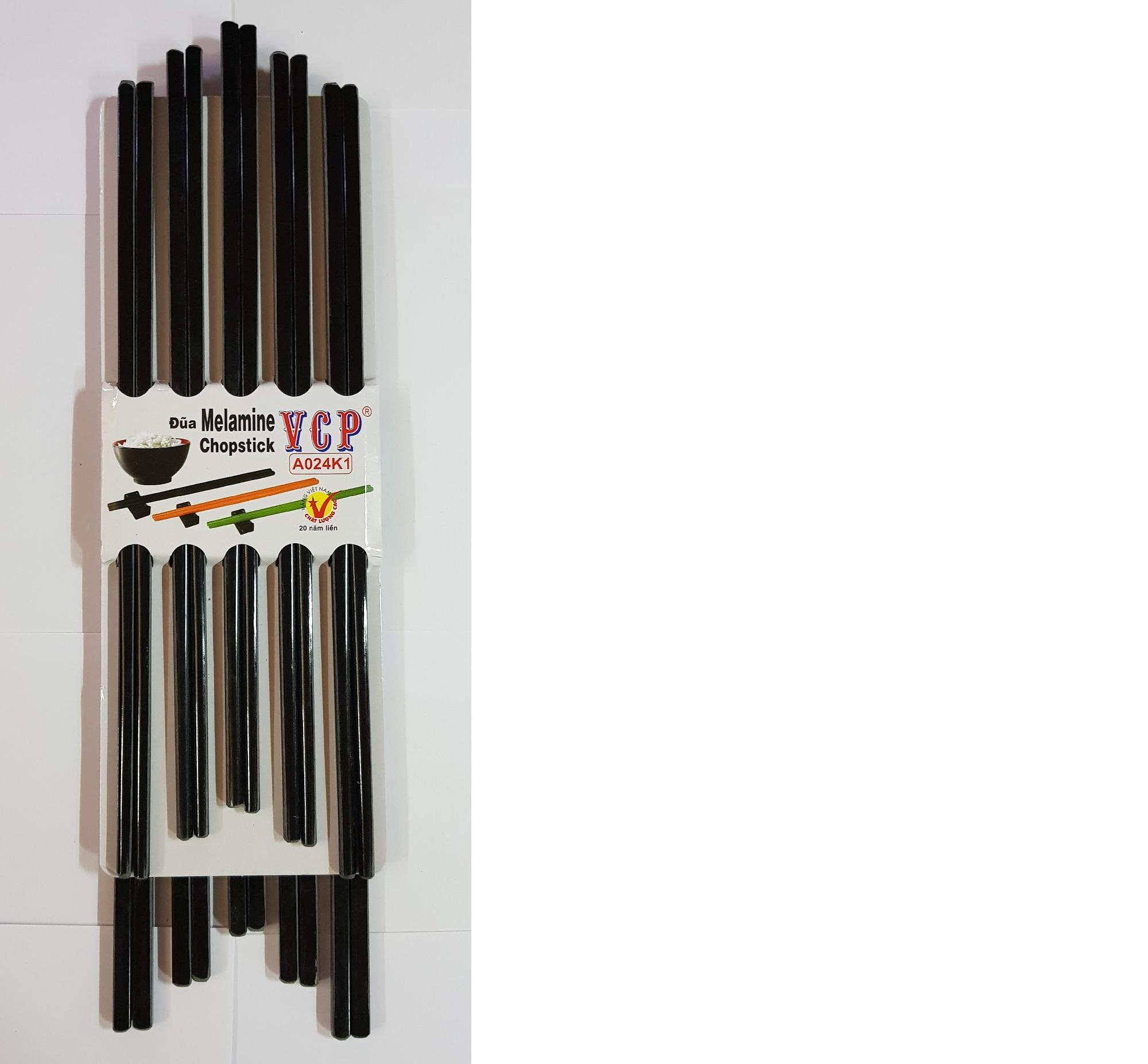 BỘ 10 ĐÔI ĐŨA ĂN DÀI 27CM MELAMINE