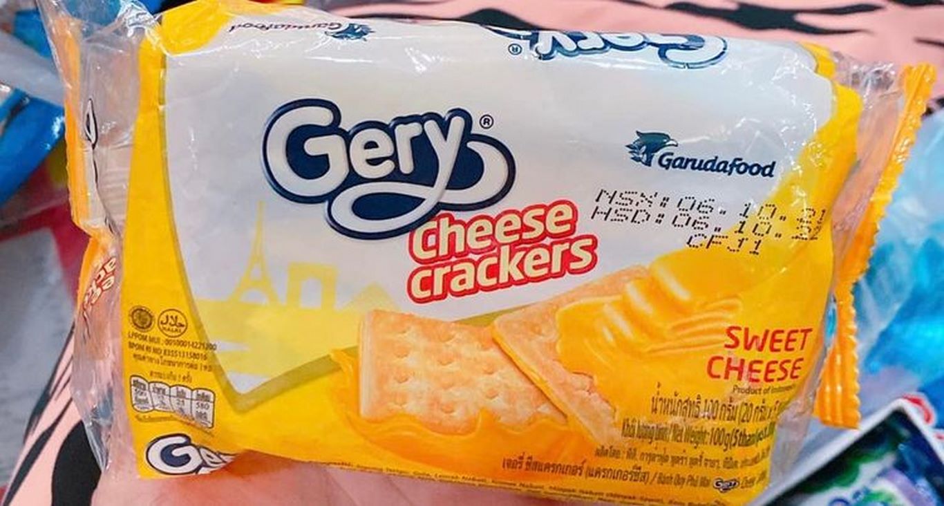 Bánh Quy Phô Mai Gery Cheese Cracker Gói 100G