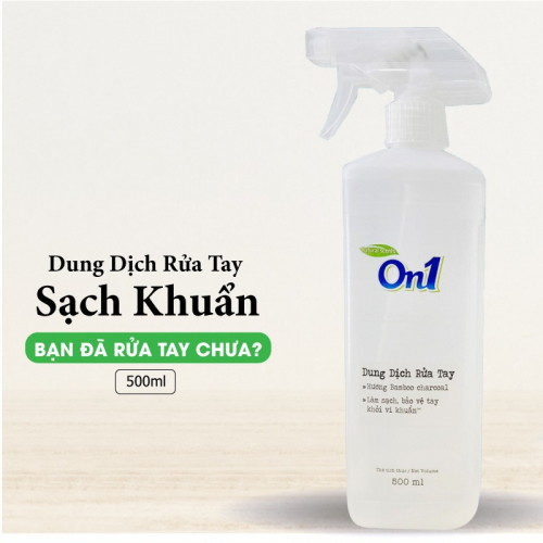 Dung dịch rửa tay sạch khuẩn ON1 chai 500ml