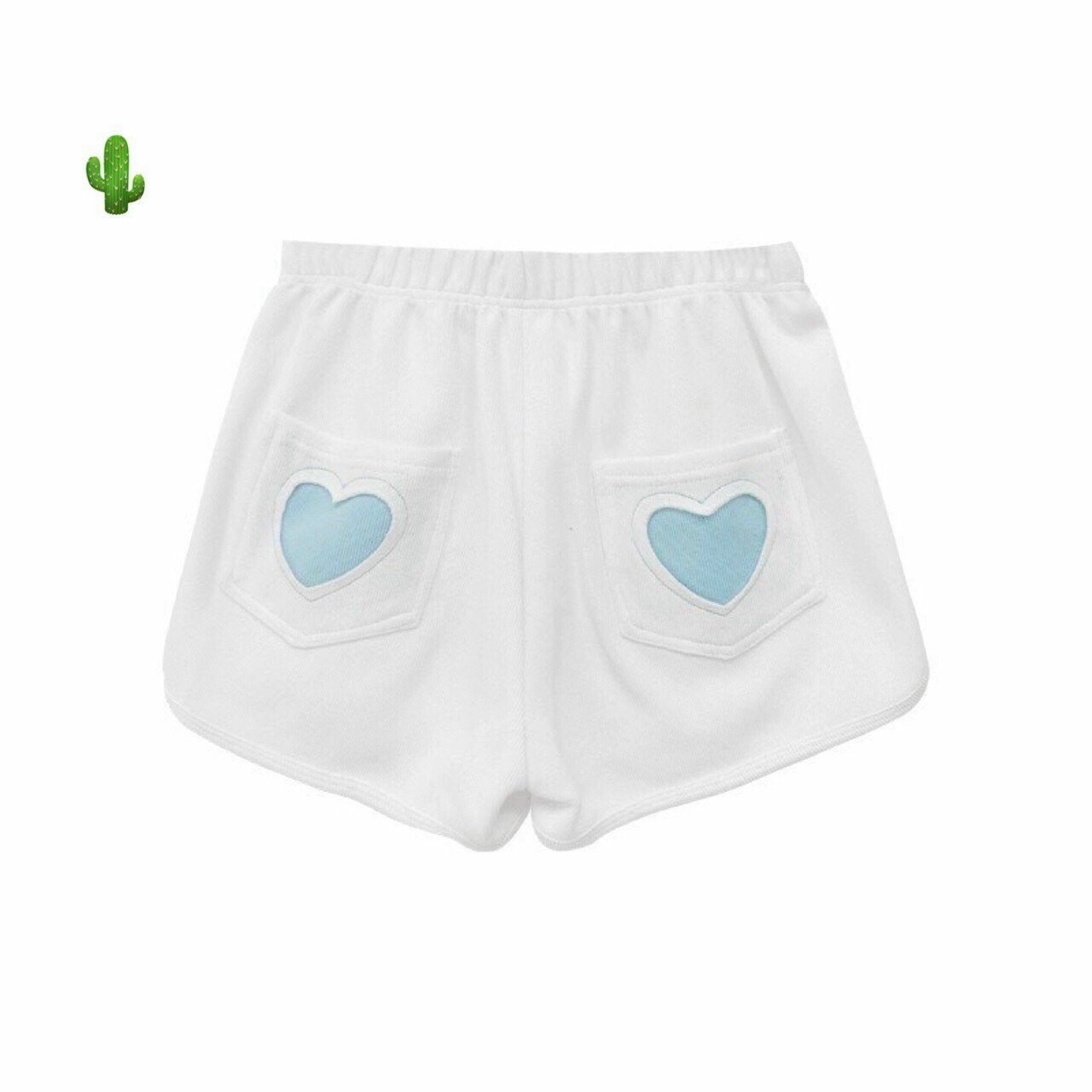 QUẦN SHORT THỂ THAO TRÁI TIM SAU TÚI