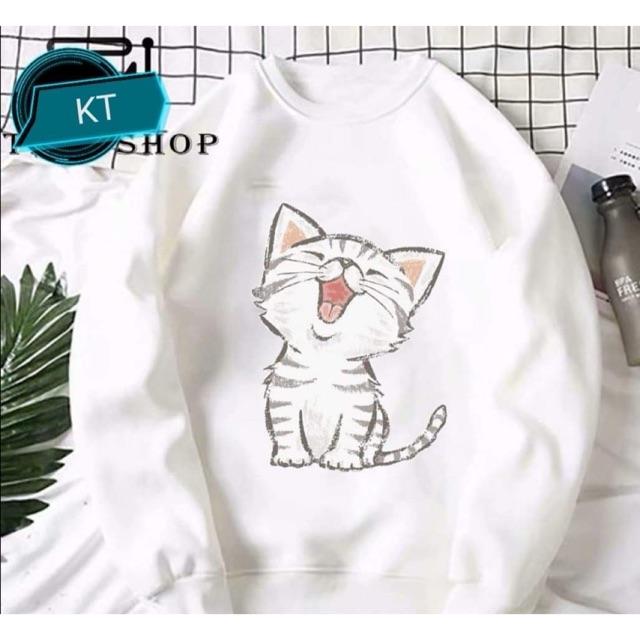 Áo thun mèo vằn hát bo gấu kth0919
