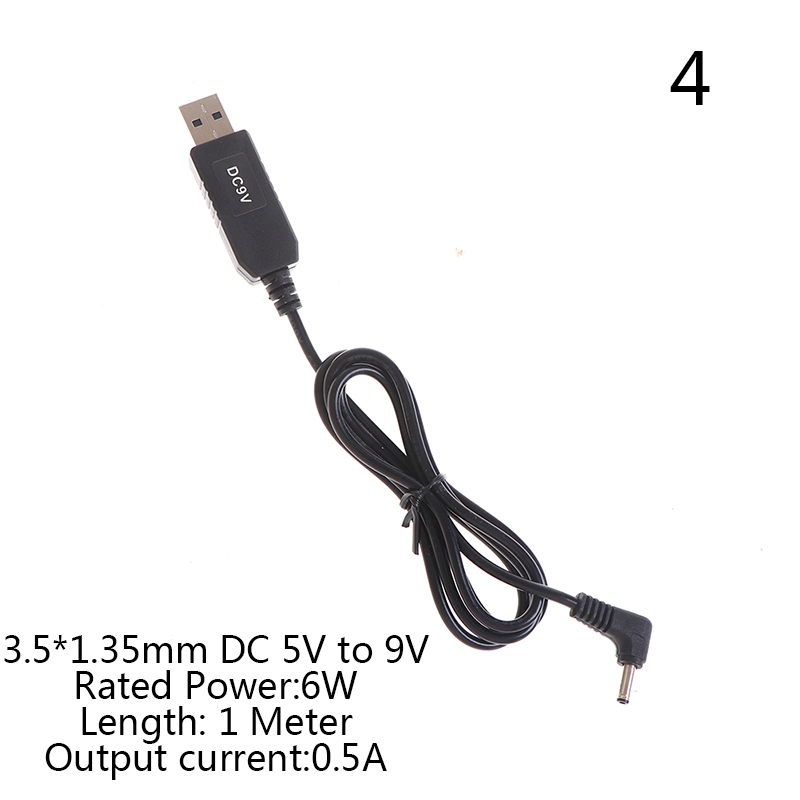 Cáp chuyển đổi tăng áp nguồn usb dc 5v sang 9v 12v 3.52.1mm