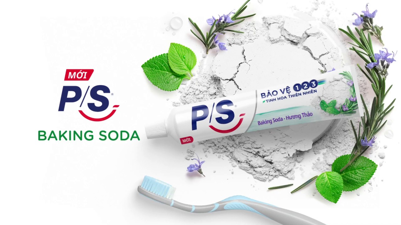 Kem đánh răng P/S Baking Soda 180g