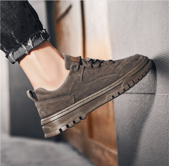 [HCM]Giày Sneaker Nam Da Lộn Thời Trang Cao Cấp PB004 PBstyle - Giày Lười Thể Thao