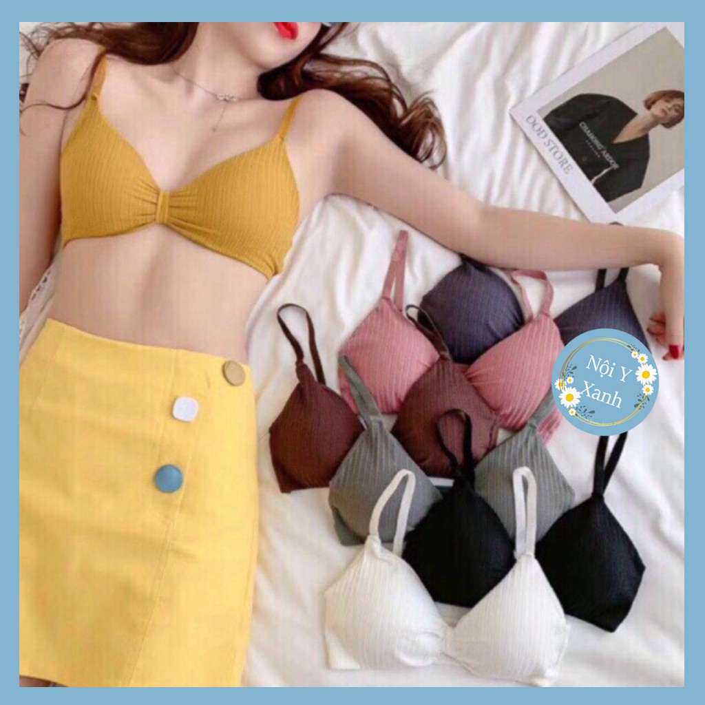 [Hoàn tiền 25%] Áo Bra Tăm Thắt Nơ 9932