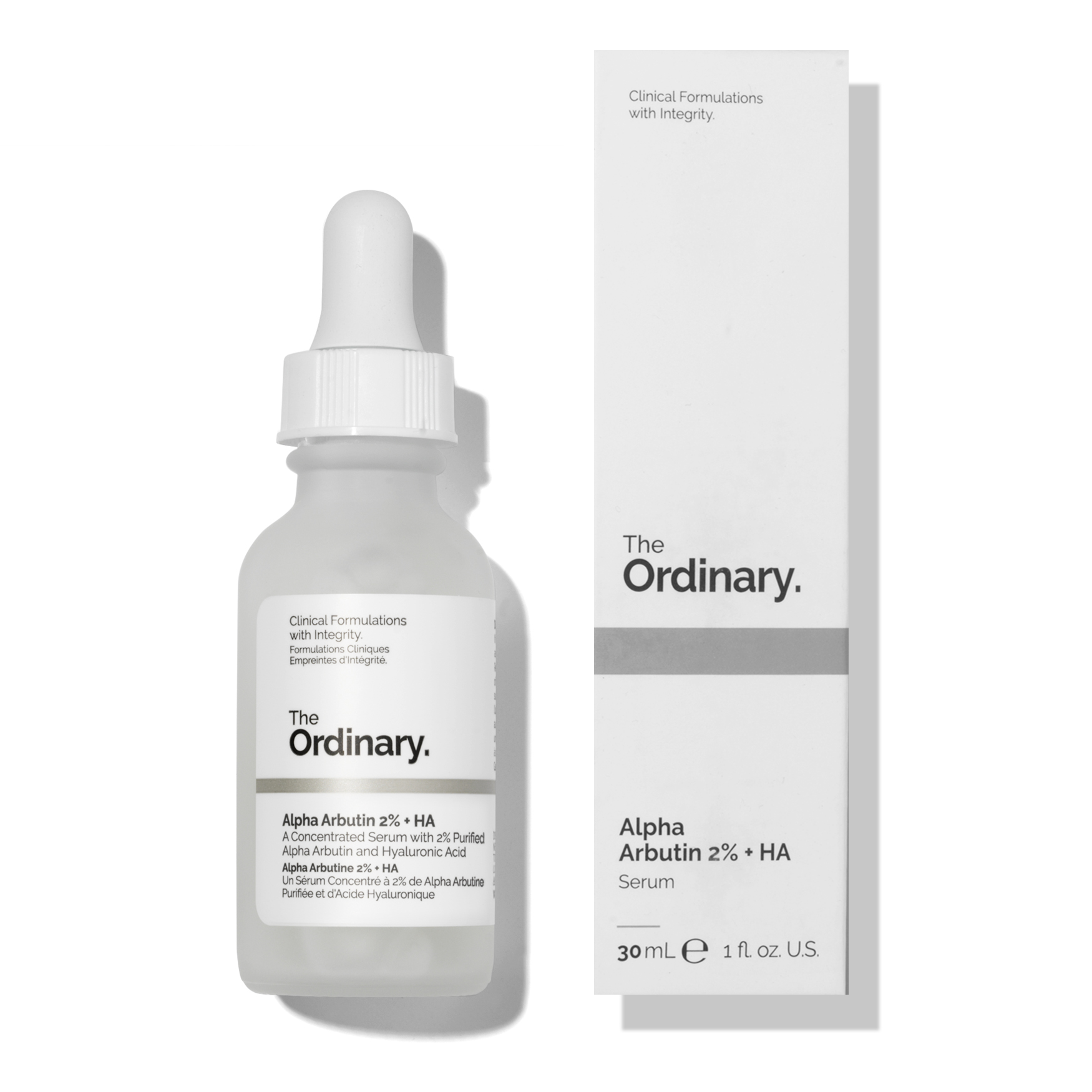 THE ORDINARY Serum Alpha Arbutin 2% + HA Tinh chất dưỡng trắng mờ thâm nám chống lão hóa 30mL