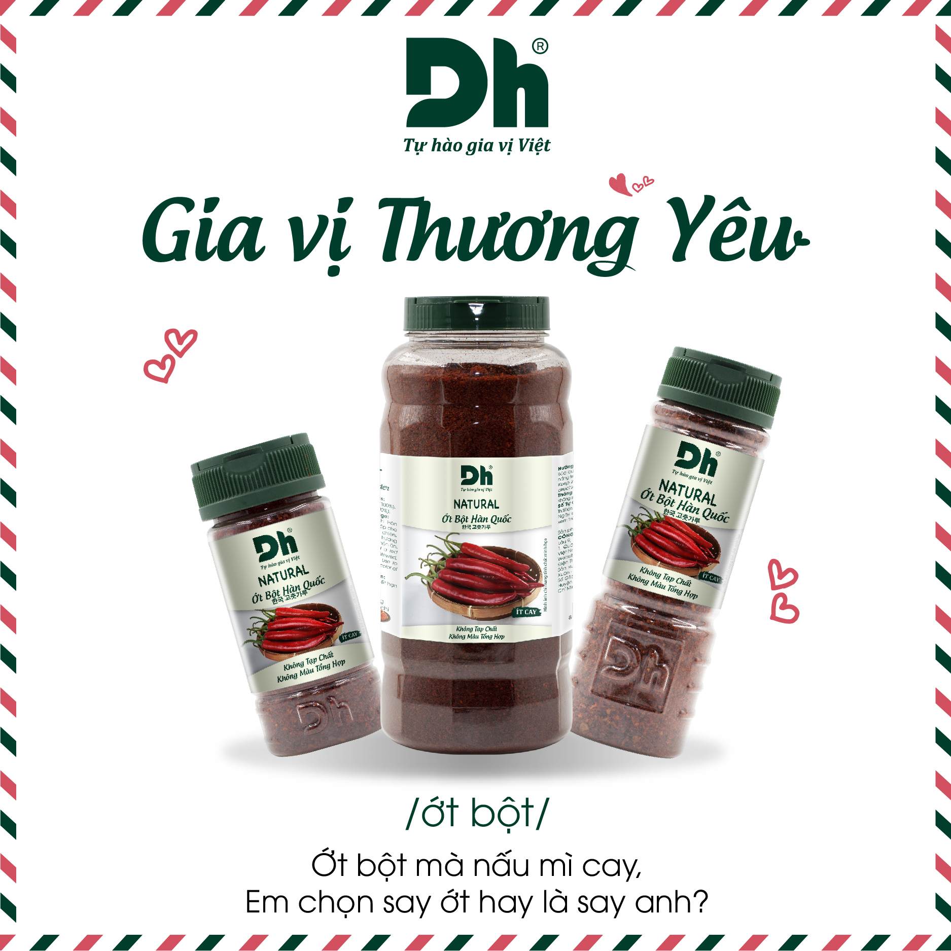 NATURAL ỚT BỘT HÀN QUỐC 45G & 90G