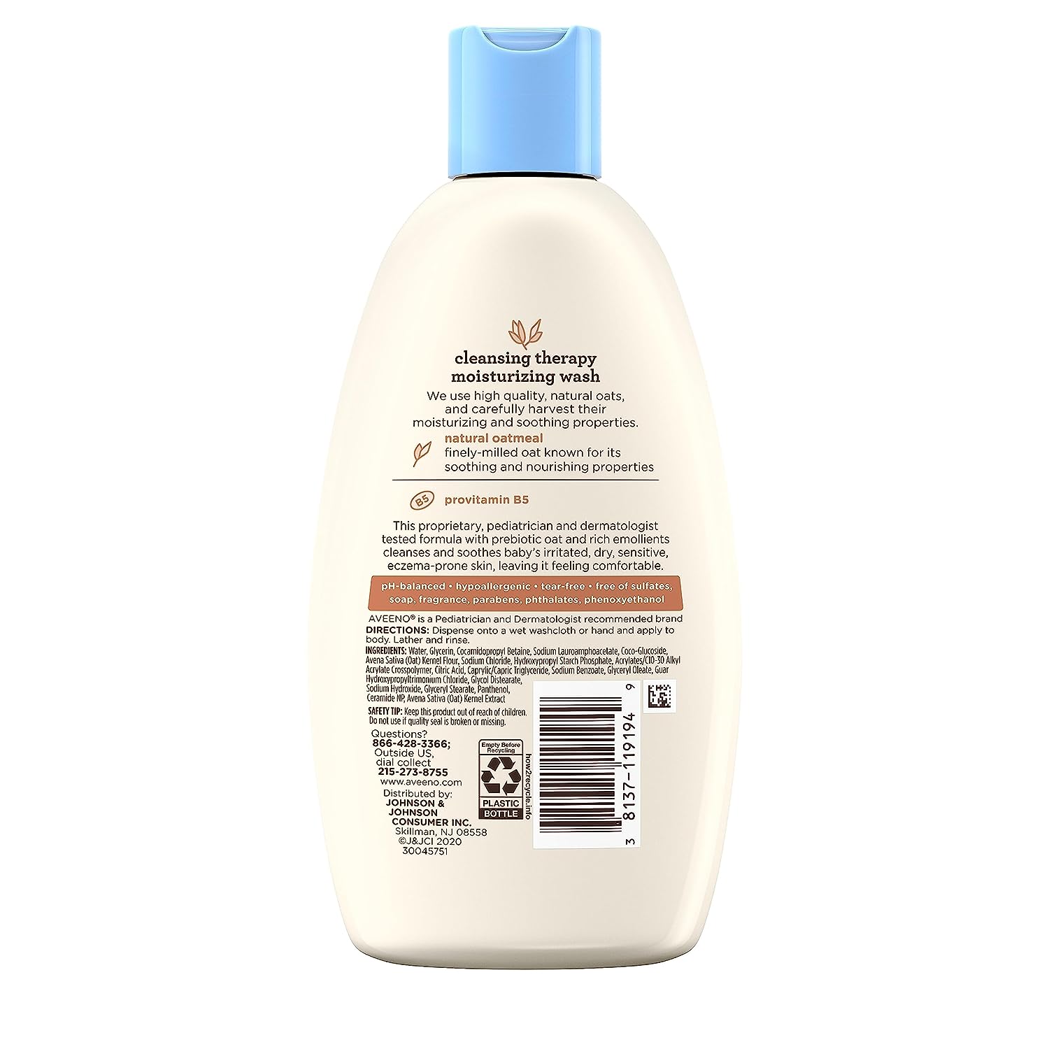 Aveeno Baby Cleansing Therapy Moisturizing Wash 236ml