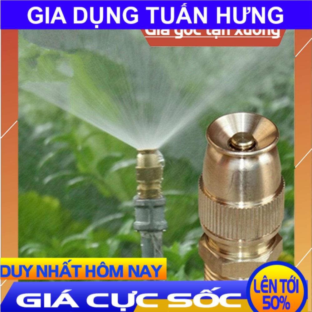 [ SALE UP TO 50% ] Vòi Xịt Nước Tưới Cây, Rửa Xe Bằng Đồng Chất Lượng Cao - Đầu Vòi Tăng Áp Mini, Đầu Vòi Xịt Rửa Xe - Tưới Cây Thau Có Điều Chỉnh Tắt Mở, Áp Lực Nước Tăng Mạnh Khiến Người Sử Dụng Dễ Dàng