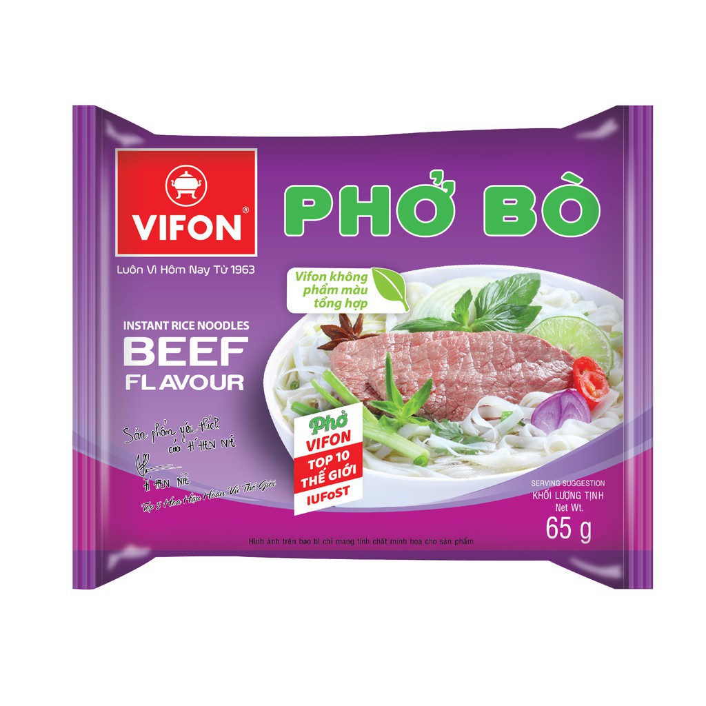 Phờ Bò Vifon Gói 65 Gr