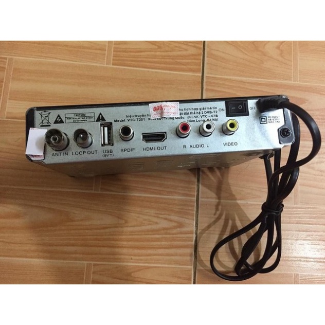 ĐẦU THU KỸ THUẬT SỐ DVBT2 - VTC T201
