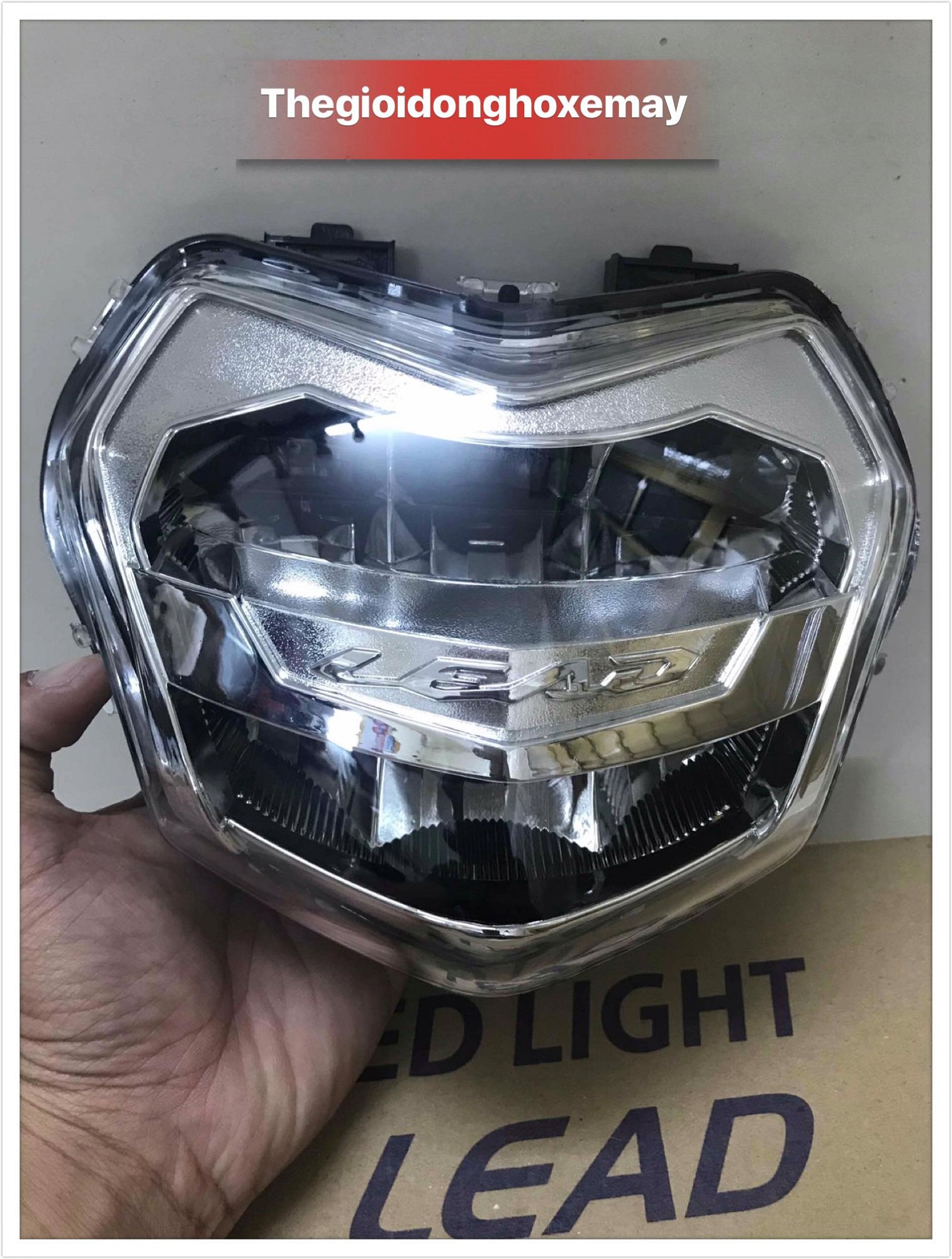 Đèn Pha Led 2T Cao Cấp LED LIGHT Cho Xe Máy LEAD
