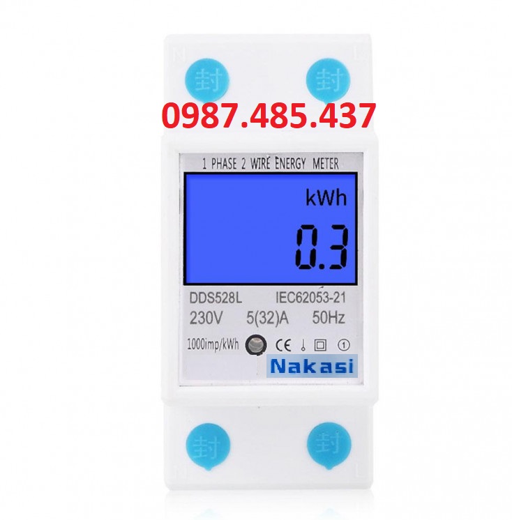 Công tơ điện tử 1 pha 60A Nakasi
